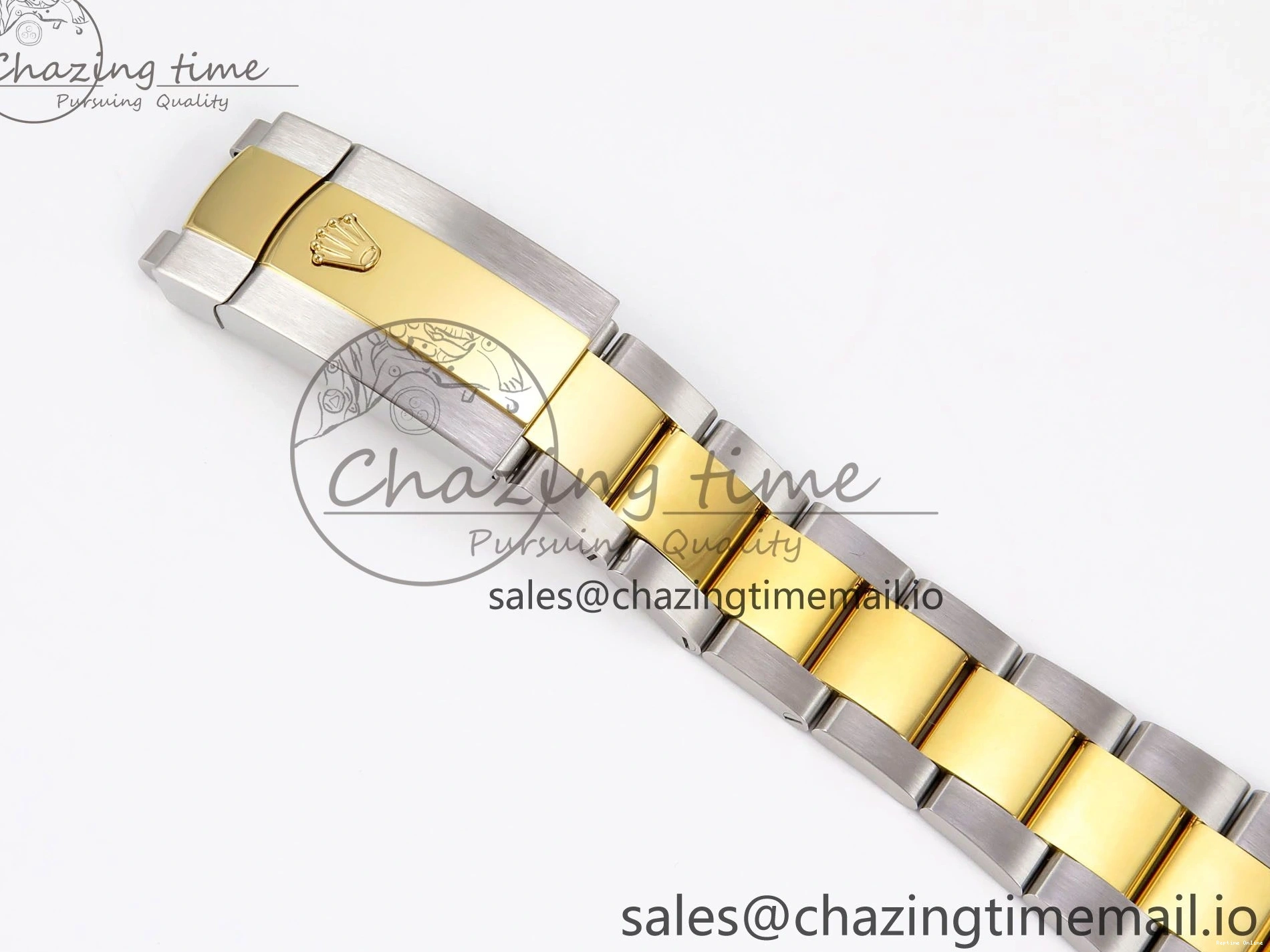0110 Breathable DateJust 41 SS YG ARF 1:1 Best Edition 904L Steel YG Stick Dial on Oyster Bracelet SH 1260